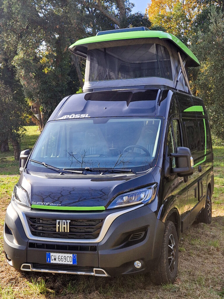 Sky-Up Ducato Loft front open